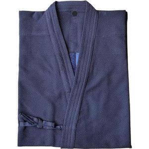 UBOHUZ Judo Kostuums, Kendo-uniform, Hapkido uniform, Kendo-pak, Aikido pak, set judopak, Kendo, Aikido, Hapkido, vechtsport, sneldrogend, voor mannen en vrouwen (blauw, 185 cm)