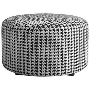 Minimalistische luxe Ottoman - Ronde of vierkante voet voor de woonkamer en een enkele zitkruk A-80cm