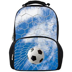 CHAQLIN 3D voetbal bedrukte schooltassen voor jongens grote heren sport Daypack