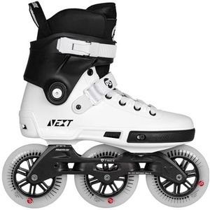 Powerslide Next Core Black 110 Inlineskates in wit/zwart, voor urban en fitness, voor dames en heren