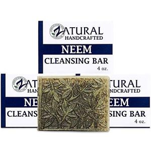 Naked Neem Soap Bar Ultra-Sensitive Skin-Soothing Therapy-Verlicht huidirritatie, jeuk, schilfering, droogheid. (3 tellen)