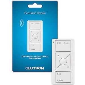 Lutron PJ2-3BRL-GWH-A02 Pico afstandsbediening voor audio, Sonos Endorsed Integratie, wit