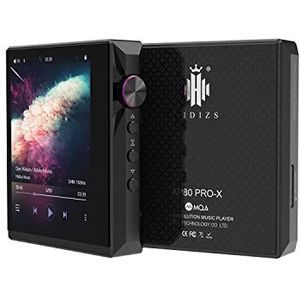 Hidizs - AP80 PRO-X - Mp3-speler - Zwart - Aluminium - Bluetooth