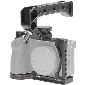 Camerabehuizing Metalen frame, beschermende framebehuizing, camerakonijnenkooi en konijnenkooiset, camera-accessoires (Color : Rabbit Cage+3/8 Handle)