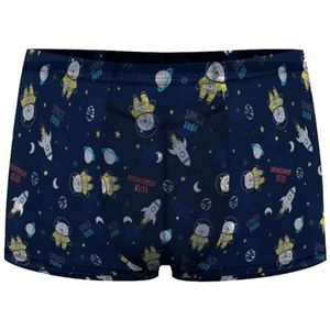Bear in Space Boxershorts voor heren, sexy shorts, mesh boxers, ondergoed, ademende onderbroek, string
