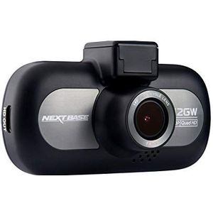 Nextbase 412GW, Full Quad HD 1440p dashcam autocamera met GPS, DVR, WDR, WiFi en uitgebreid nachtzicht, frontcamera, 140 graden groothoek, zwart