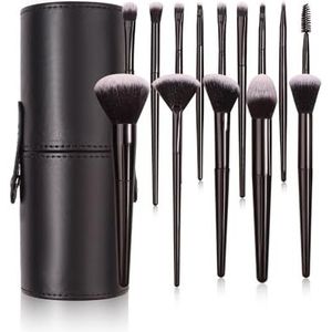 COMBO Make-upborstelset kunstenaarsborstels Kabuki Poeder Borstel Oogschaduw Stippling Borstel Premium Synthetische Make-up Borstel Set Voor Contouring Concealer Foundation Poeder Oogschaduw Borstel