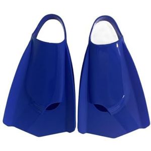 Duikvinnen Professionele zwemtrainingsvinnen for volwassenen Comfortabel siliconen kort mes links-rechts ( Color : Blue , Size : M (40-41) )