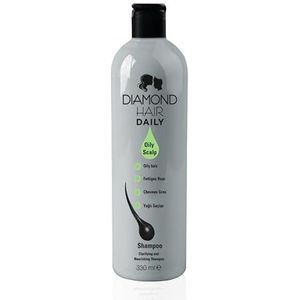 Diamond Hair Tea Tree Vette Hoofdhuid Shampoo, 330 ml