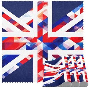 Placemats Set van 4, antislip wasbare tafelplacemats, Britse vlag