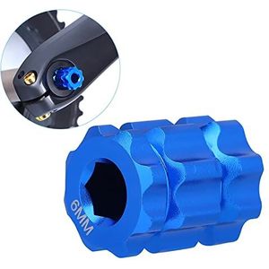 Fiets- en cranktrekker, cranktrekker, fiets-cranktrekker, fietsbinnenlagertrekker, 16 mm sleutel, gereedschapsset voor het verwijderen van fietsengel