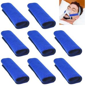 8 stuks beademingsmaskerkussens, zuurstofmasker met beschermhoes, beademingsmaskerriemkussen, maskerhalskussen, gordelafdekking-maskervulling