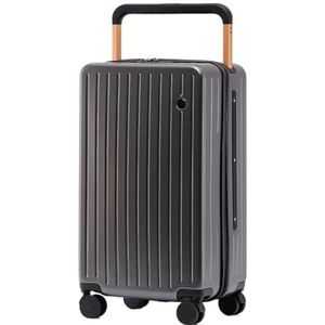 Koffer Modern Wachtwoordkoffer Met Grote Capaciteit Voor Dames, Universeel Wiel, ABS Waterdichte Koffer Voor Heren Handbagage (Color : A, Size : 26inch)