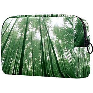 Plantaardige Patroon Make-up Tassen Draagbare Tote Cosmetica Tas Reizen Cosmetische Organizer Toilettas Make-up Cases voor Vrouwen, Multi kleuren 05, 18.5x7.5x13cm/7.3x3x5.1in,