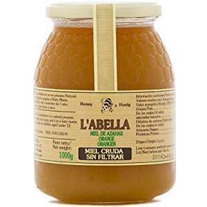 L’abella Mel - Rauwe oranjebloesemhoning - Natuurlijke honing verzameld in Spanje (1kg)