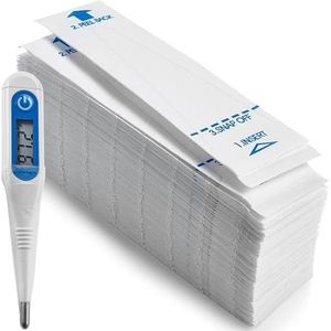 Thermometersondehoes - set van 100 - universele en wegwerpbare sondehoes voor digitale thermometers voor nauwkeurige en hygiënische aflezing van oorschelpen, rectale organen