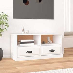 DIGBYS TV Kast Wit 93x35,5x45 cm Engineered Hout