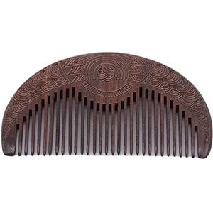 DieffematicSZ kam Portable Close Toothed Golden Sandalwood Comb