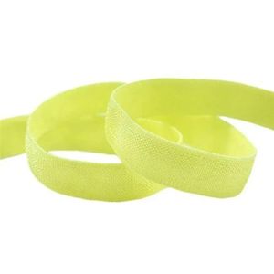 2 5 10 Yard 3/8"" 10mm Effen Glanzende Niet-Omvouwbare Elastische Spandex Satijnen Band Tape Hoofdband BH-band Jurk Naaiwerk Trim-Citroen-5 Yards