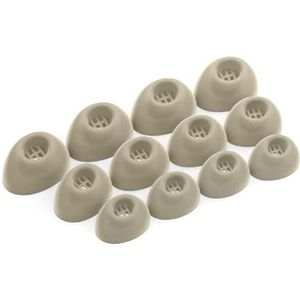 Okuli 12 x Siliconen Oordopjes Puntje voor Jabra Elite 10 Oortelefoons Hoofdtelefoons in Wit