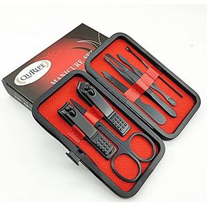 Nagelknipper Set, Mannen Travel Manicure Kit, RVS Nail Care Set, Professionele Reizen Grooming Kit, Voor Vrouwen Mannen Vrienden Ouders Manicure Grooming Kit Gift