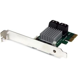 StarTech.com 4-Port PCI Express 2.0 SATA III 6 Gbps RAID Controllerkaart met HyperDuo SSD Tiering - PCIe SATA 3 Adapter (PEXSAT34RH)