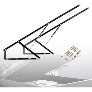 Bedliftmechanisme Strut, Bedverhogers Hydraulische lifter Paar Dubbel frame Hefstang Gasveer Opslagmechanisme 60/80/90/100/110/120cm Lift(120cm)