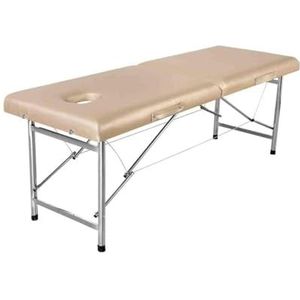 CQCCQ Professionele massagetafel 70 cm breed, draagbaar, opvouwbaar, licht met hoofdgat, dubbele staafversterking, geschikt for spa-salon, tatoeage- en schoonheidssalons(Color 6)