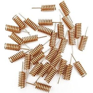 GatherTOOL 100 stks/set enkele frequentie 868 MHZ 2dbi rechte veerantenne 100 STKS / partij koperen spiraalspoel antenne PCB Board lassen (kleur: 100 STKS)