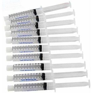 SOWHITE SMILE Tandenbleekgel 10x injectiespuiten Super Value, 4-9 tinten witter met American Teeth Whitening Formula Gel