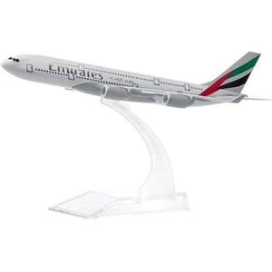 For A330 Lijnvliegtuigmodel En Basisonderwijs Kinderspeelgoed 1/400 16cm (Color : UAE A380)