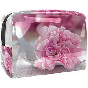 Waterdichte cosmetische tassen, bloem en verlof reizen cosmetische tassen, multifunctionele draagbare make-up tassen, reizen cosmetische tas organizer voor vrouwen