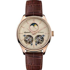 Ingersoll The Chord Mens Automatic Watch I07203 with a Cream Dial and a Brown Genuine Leather band