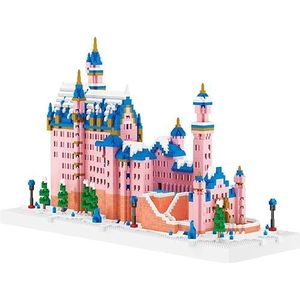 Microblokken Zwanenmeer kasteel bouwpakket Mini-gebouwmodel Diamantbouwstenen 3D-puzzel Microstenen Miniblokken DIY-speelgoed voor kinderen 6392pcs