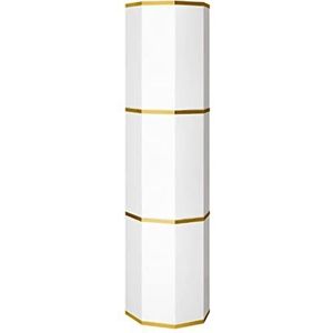 Schoenenrek Rond Schoenenrek Organizer Creatieve 360 ° Draaibare Schoenenkast Moderne Luxe Multifunctionele Schoenopslag Plank voor Entryway, 45/86/127cm De Entree Zapatero (Wit 9 Tier)