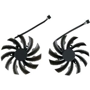 95MM PLD10010S12H GPU-koelventilator voor Gigabyte RTX 3060 3060Ti EAGLE OC-kaartkoelerventilator(Black 2-Fan)