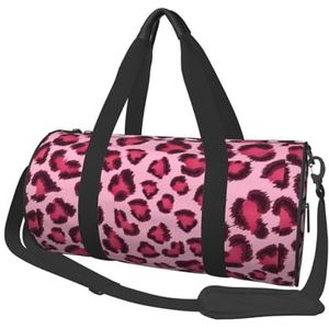 Reistas, sporttas reistas overnachting tas sport weekender tas voor zwemmen yoga, roze zebra print, zoals afgebeeld, Eén maat