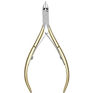 Nagelriem Nipper Edge Cutter Clipper Scissor Pedicure Dode Huid Remover Trimmen Manicure Nail Art Tool, Goud