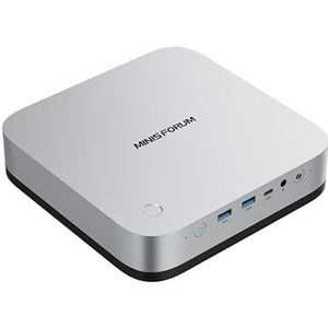 MINIS FORUM X1 Pro Mini-pc, AMD Ryzen AI 9 HX 370 12-core processor tot 5,1 GHz, AMD Radeon 890M, 96 GB DDR5 / 2 TB SSD, HDMI/DP/USB4 x 2, WiFi 7, BT5.4, USB 3.2 x 2, 2.5G RJ45 x 2