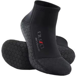 WYYHAA 3MM Korte Buis Duiken Sokken, Neopreen Strand Volleybal Zand Proof Outdoor Sokken, Anti Slip Slijtvast, Zwart, S