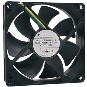 PV902512PSPF 0E 12V 0.40a 9cm 9025 4-draads PWM snelheidsregelende ventilator