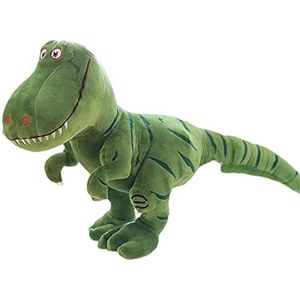 elemhome Pluche speelgoed dinosaurus pluche speelgoed pluche T-Rex dinosaurus zacht en knuffelig gevulde dieren kussen pluche dinosaurus gevuld dier voor kinderen meisje jongen verjaardagscadeau (60 cm, groen)