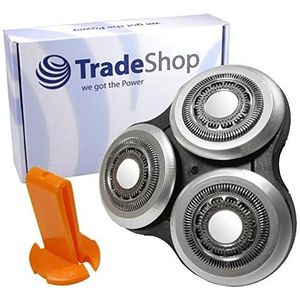 Trade-Shop Scheerkop scheerkop met beschermkap borgringhouder compatibel met Philips RQ12+, RQ12/62 / reserveonderdeel voor scheerapparaat