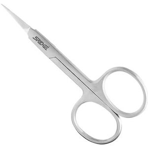 Nagelschaar, professionele roestvrijstalen gebogen nagelriem, scherpe dode huid, manicure-schaar, puntige schoonheid voor het trimmen van wenkbrauwen, neushaar, vinger- en teennagelverzorging