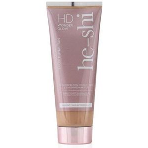He-Shi HD Wonderglow Skin Perfecting Body Bronzer en directe bruining, lichaamsmake-up die de huid direct laat stralen, 100% veganistisch en vrij van dierproeven