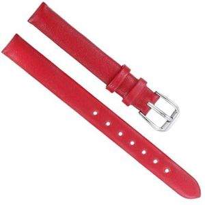 dayeer Vrouw Lederen Horlogeband Voor Calvin Klein CK K3E236 K2B231 K3N231 Horlogeband Horlogeband Armband Vervanging Accessoires (Color : Red, Size : 14mm)