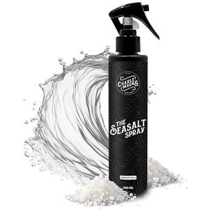 Charlemagne Zeezoutspray voor mannen, zoutwatertextuurspray voor haarvolume en strandgolven, met hittebescherming, matte afwerking, made in Germany (200 ml, verpakking van 1), medium hold