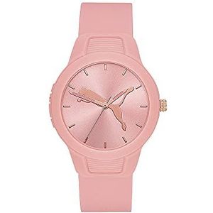 PUMA Reset V2 drie-hand roze polyurethaan horloge
