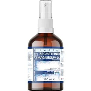 100 ml magnesiumolie spuitfles – spray – hoogste kwaliteit (31%) | 100% Zechstein | huidmassage sport & spieren | ontspanning