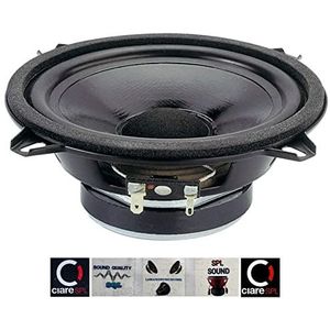 CIARE CW130Z speaker medium-lage woofer 13,00 cm 130 mm 5"" diameter 50 watt rms 100 watt max impedantie 4 ohm autodeur zwart, 1 stuk